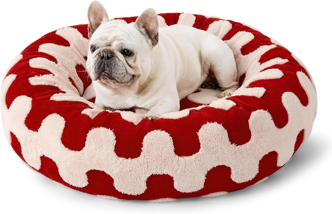 Round All-Season Cozy Bed For Pets