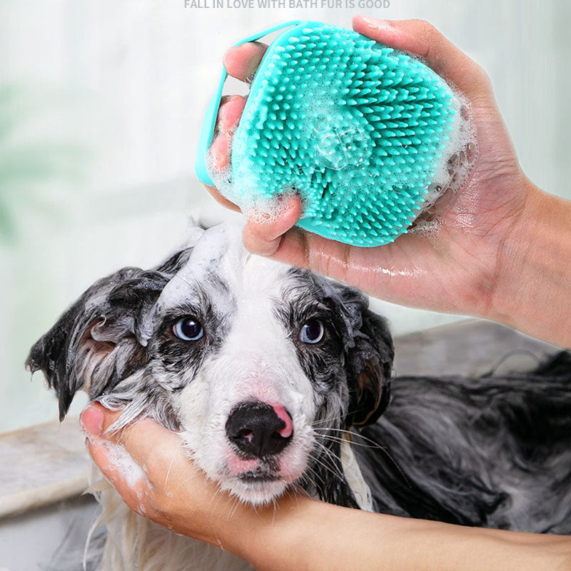 Silicone Pet Massage And Bath Brush