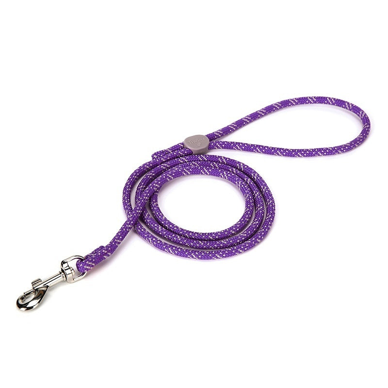 Colorful Adjustable Sliding Pet Leash Durable Walking Strap