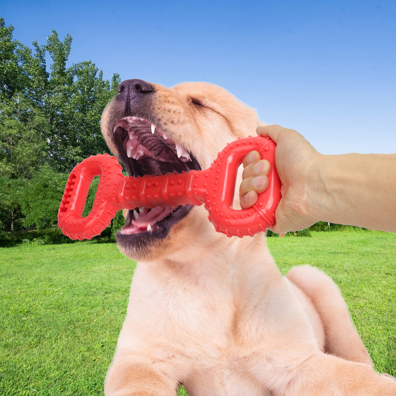 Long-Lasting Interactive Dog Chew Bone Durable Teething Toy