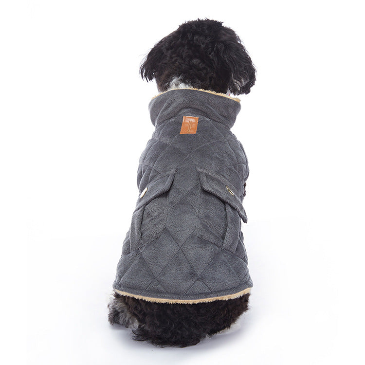Winter Cashmere Pet Jacket Warm Comfortable Coat