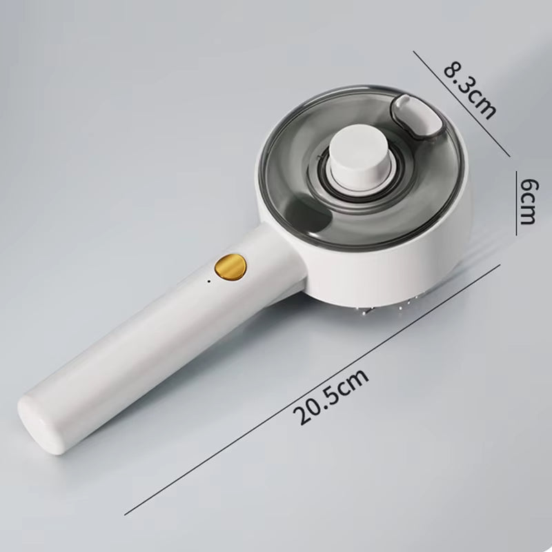 3-in-1 Electric Steam Brush With Massage And Grooming Function For Pets
