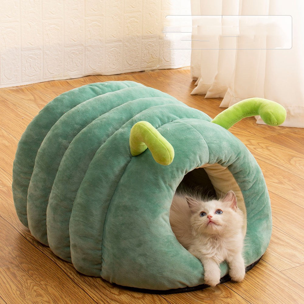 Plush Warm Cozy Bed For Pets Winter Use