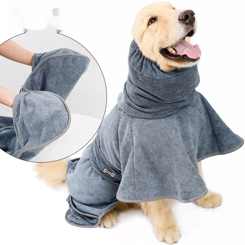 Quick-Drying Cotton Pet Bath Towel With Strong Absorption