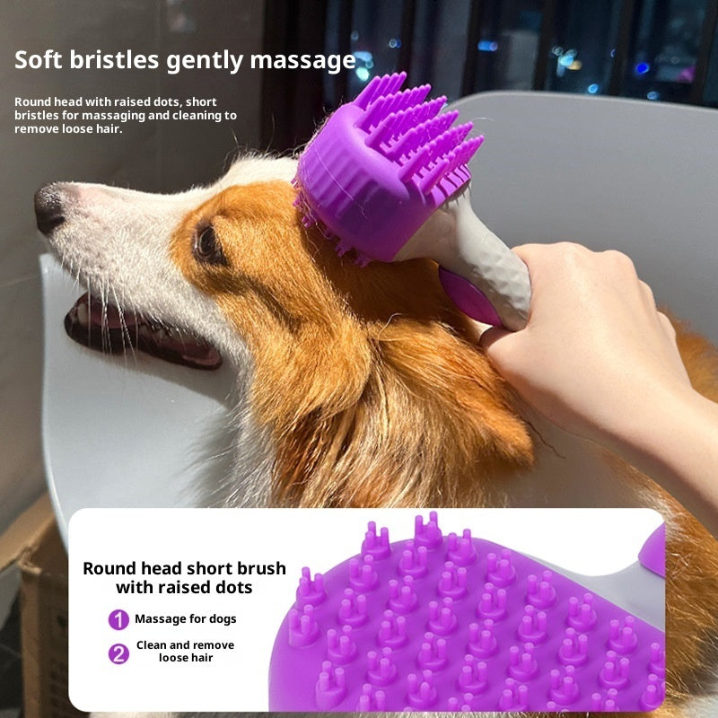Pet Bath And Hair Cleaning Shower Brush
