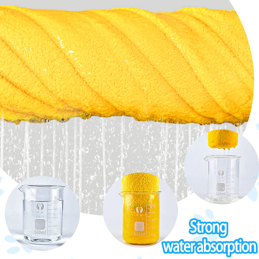 Quick-Drying Soft Microfiber Pet Bath Towel