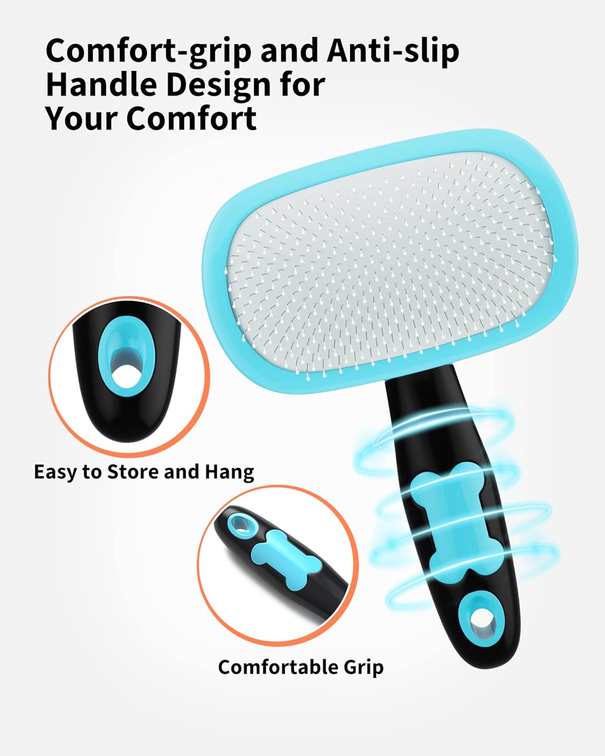 Pet Grooming Brush Dog and Cat Shedding Hair Remover Tool
