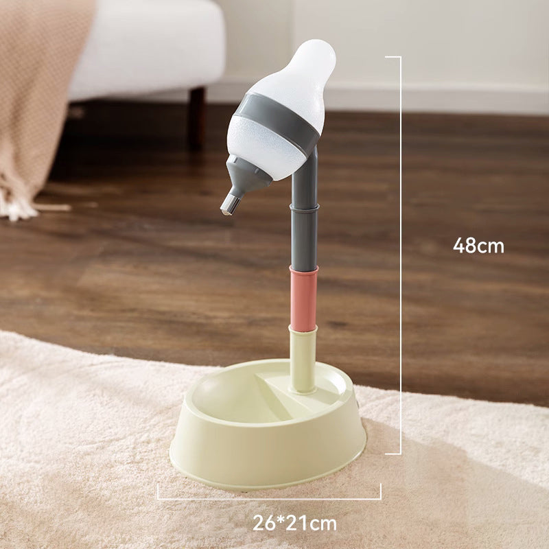 Height Adjustable Standing Water Dispenser With Detachable Bowl Stand