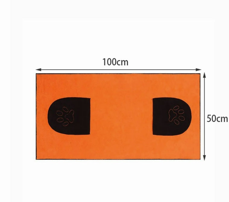Absorbent Microfiber Pet Bath Towel