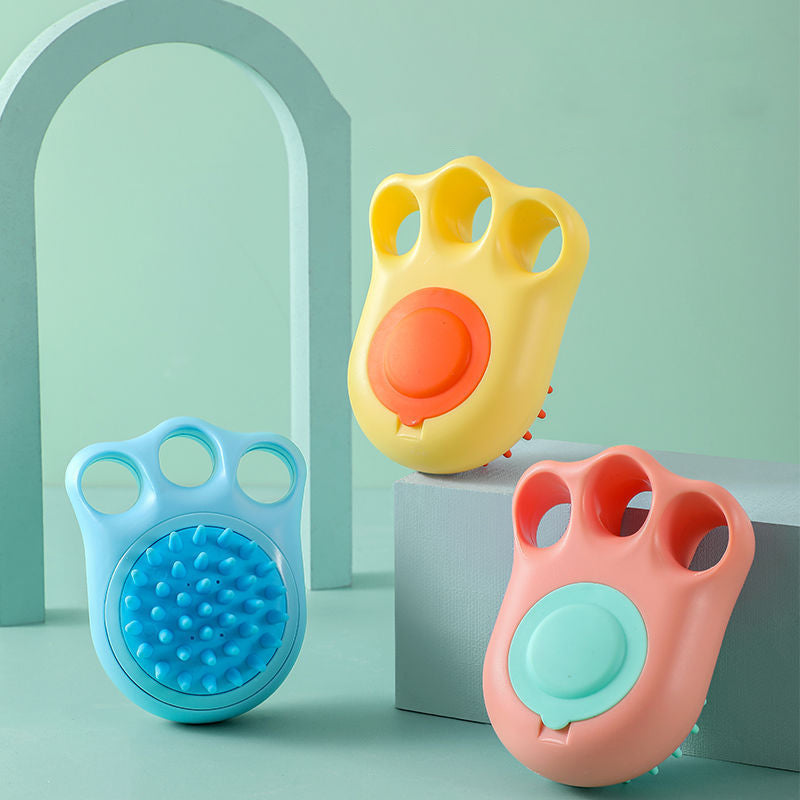 Pet Bath And Massage Claw Brush