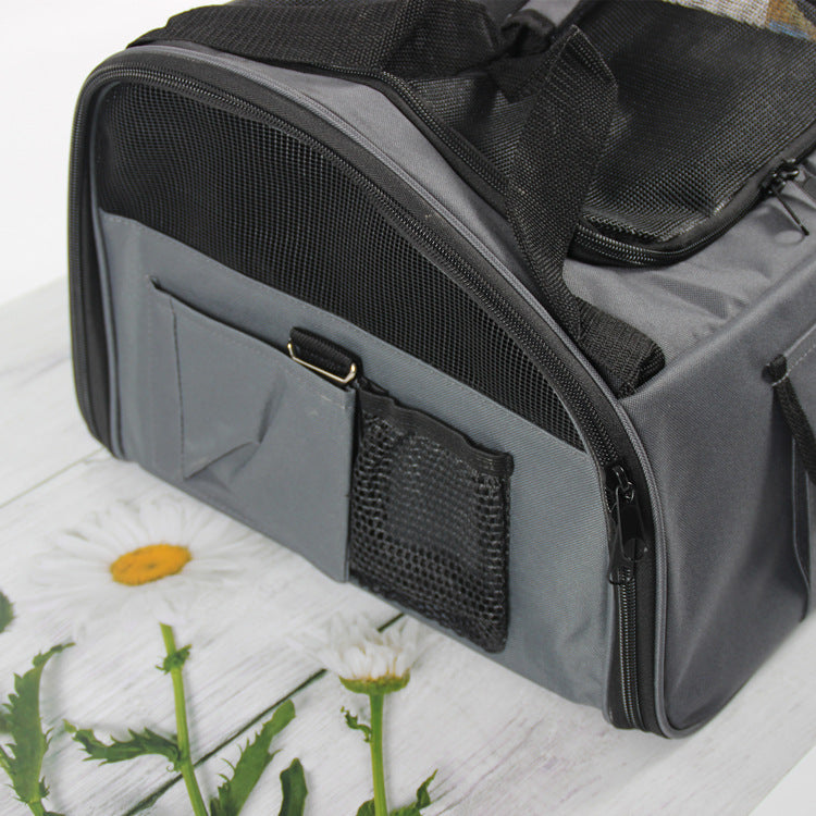 Folding Pet Car Seat Carrier Bag Travel Hammock Design