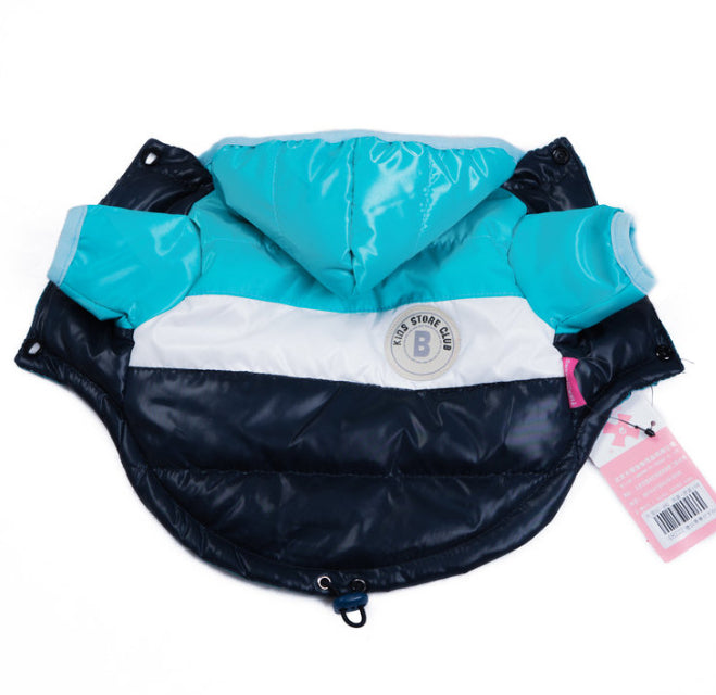 Waterproof Cotton-Padded Pet Jacket Warm Outdoor Coat