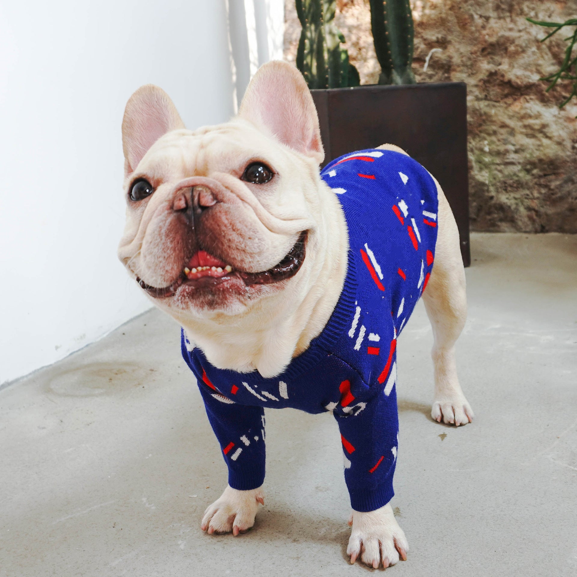 Cozy Knit Pet Sweater Stylish Dog Clothing