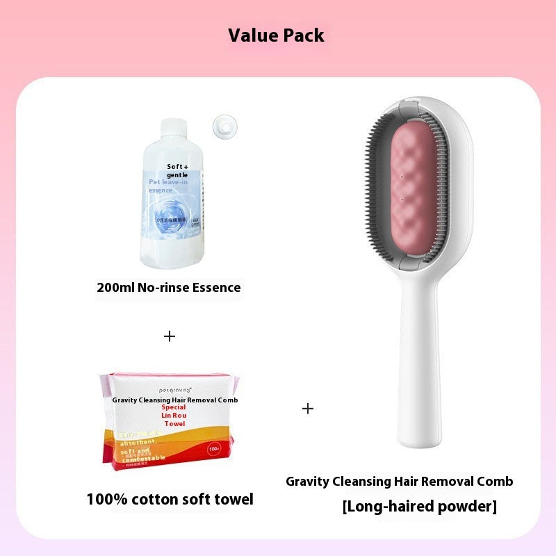 Pet Dematting Grooming Brush Dog and Cat Hair Remover Tool