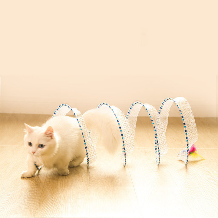 Foldable Storage Tunnel Toy For Pets