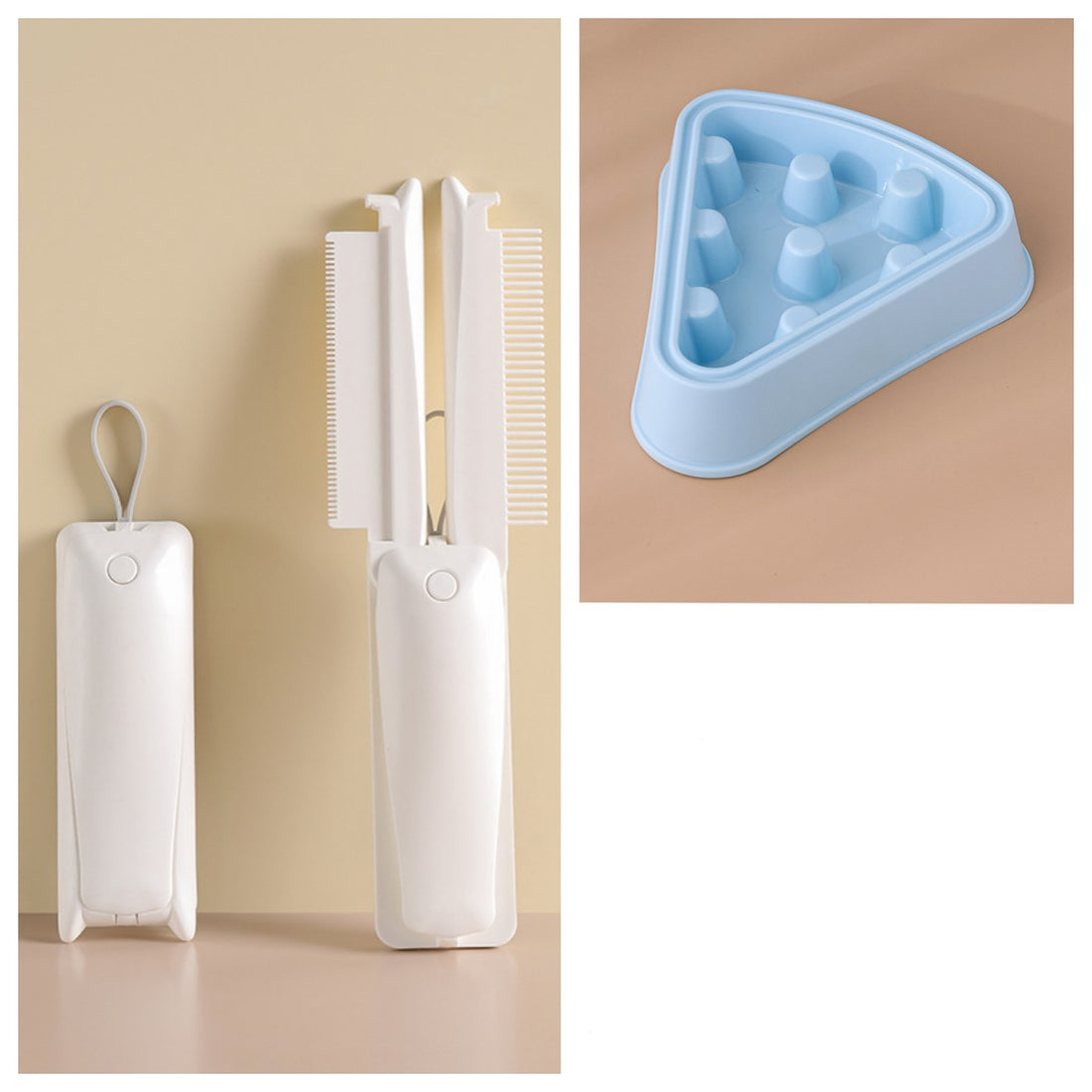 Pet Hair Removal Grooming Brush for Cats and Dogs