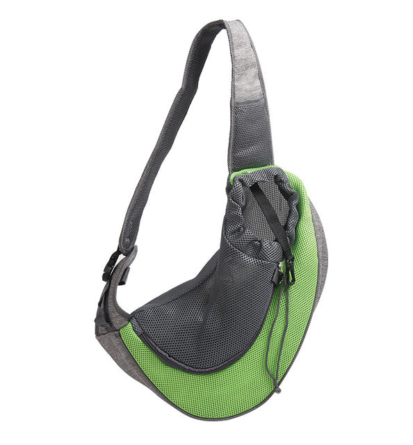 Outdoor Mesh Pet Carrier Sling Shoulder Travel Bag
