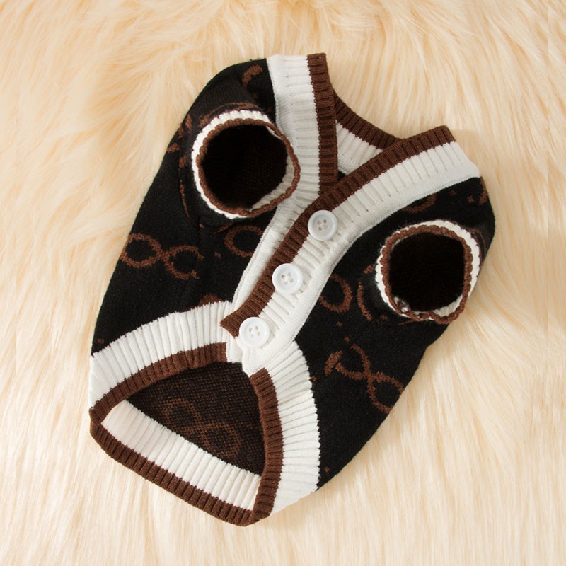 Simple Warm Knitted Pet Sweater Cozy Comfortable Wear