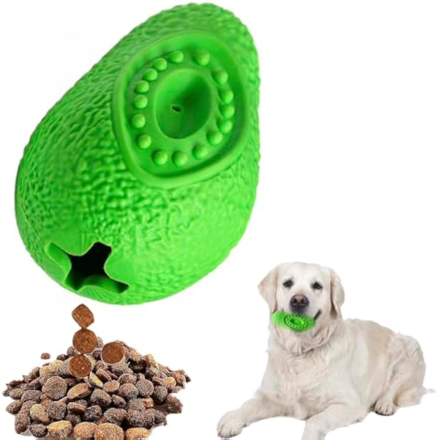 Indestructible Chew Toy Durable Rubber Pet Toy for Dogs