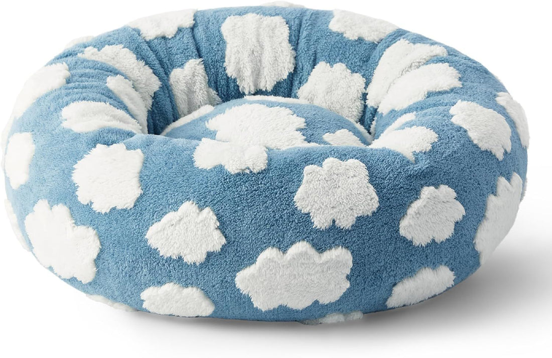 Round All-Season Cozy Bed For Pets