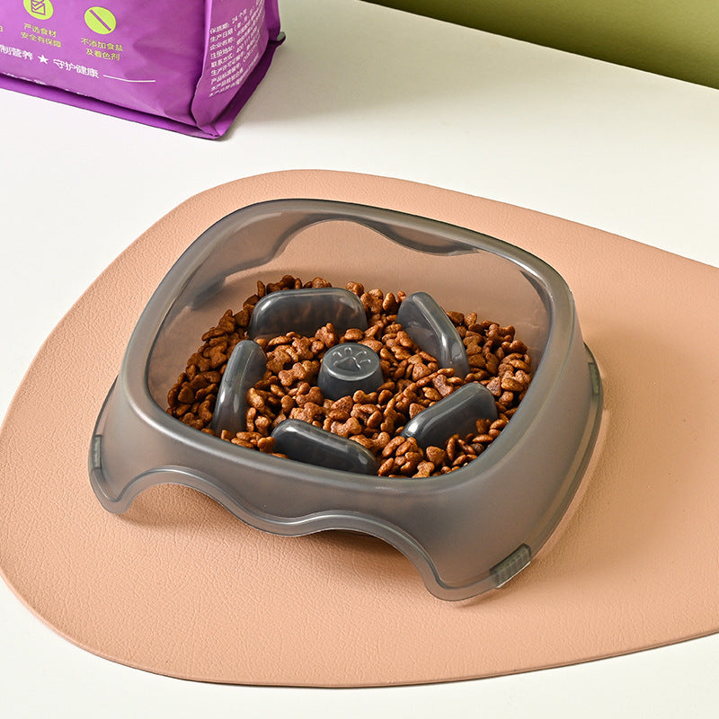 Slow Flow Anti-Choking Water And Food Bowl For Pets