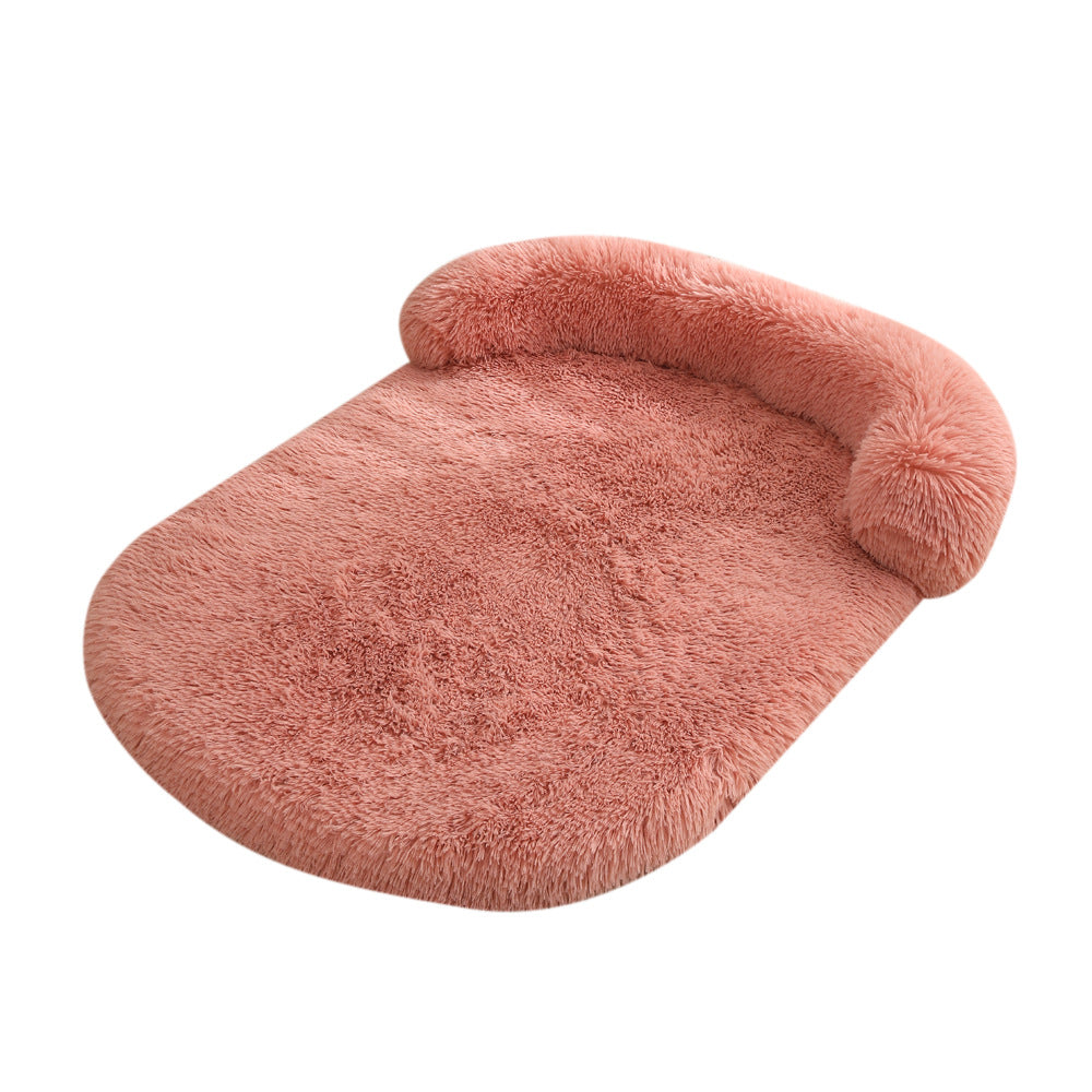 Plush Cozy Pet Bed With Warm Cushion