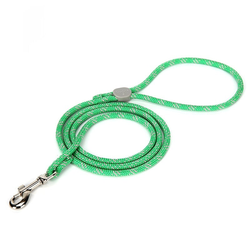 Colorful Adjustable Sliding Pet Leash Durable Walking Strap