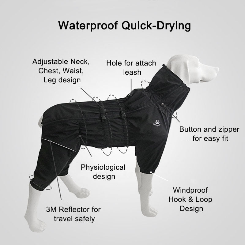Four-Legged All-Inclusive Pet Sweater Cozy Full-Body Wear