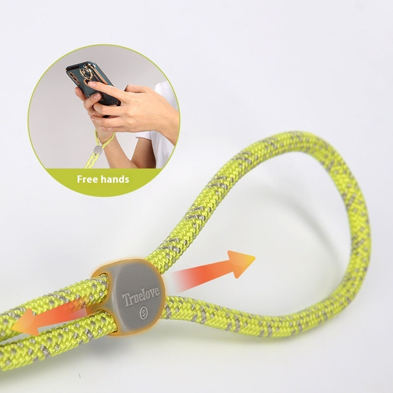 Colorful Adjustable Sliding Pet Leash Durable Walking Strap