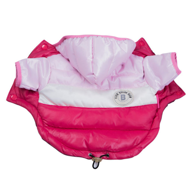Waterproof Cotton-Padded Pet Jacket Warm Outdoor Coat