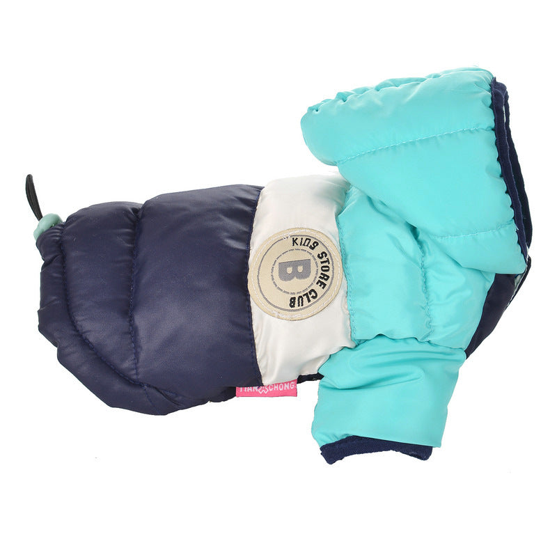 Waterproof Cotton-Padded Pet Jacket Warm Outdoor Coat