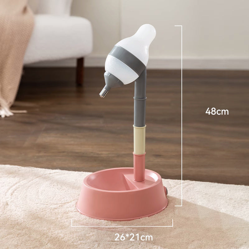 Height Adjustable Standing Water Dispenser With Detachable Bowl Stand