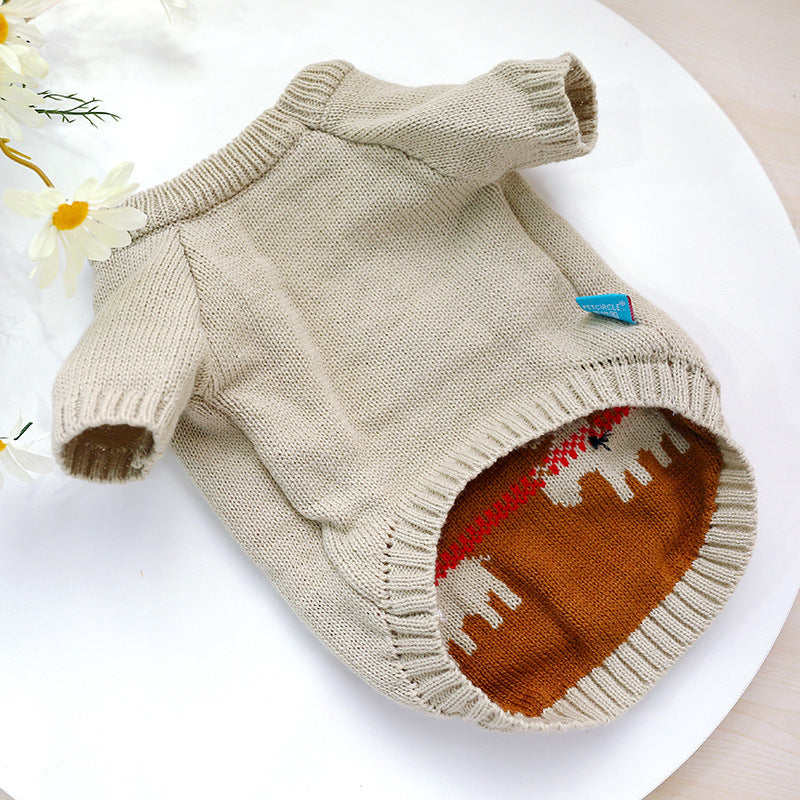 Festive Christmas Pet Sweater Cozy Holiday Wear