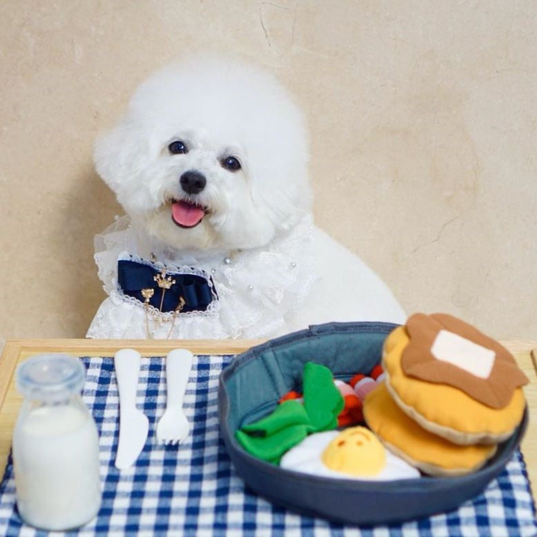 Interactive Dog Food Puzzle Toy Hide-and-Seek Treat Dispenser