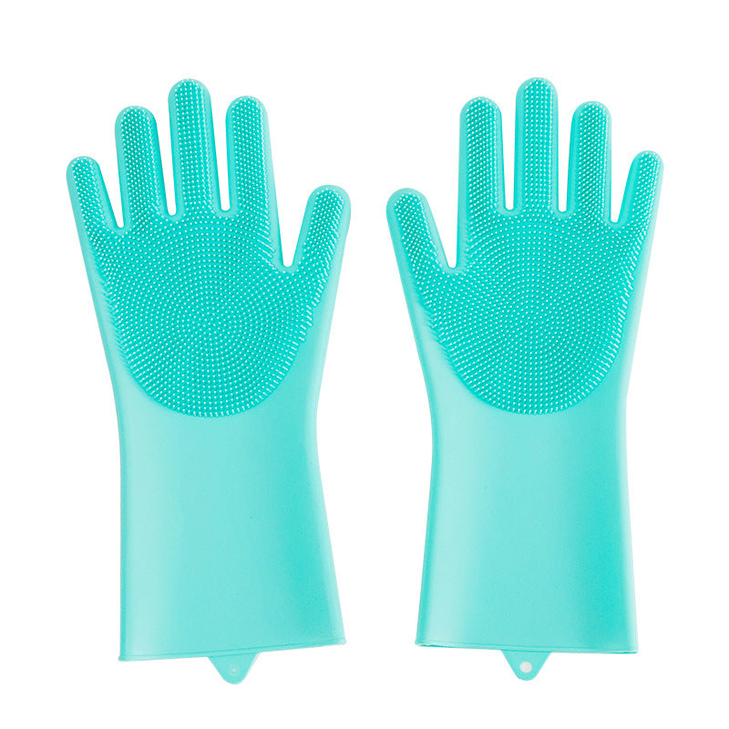 Silicone Pet Grooming Brush And Massage Bath Glove
