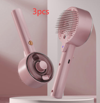 Self-Cleaning Pet Hair Remover Brush Grooming Tool For Dogs And Cats
