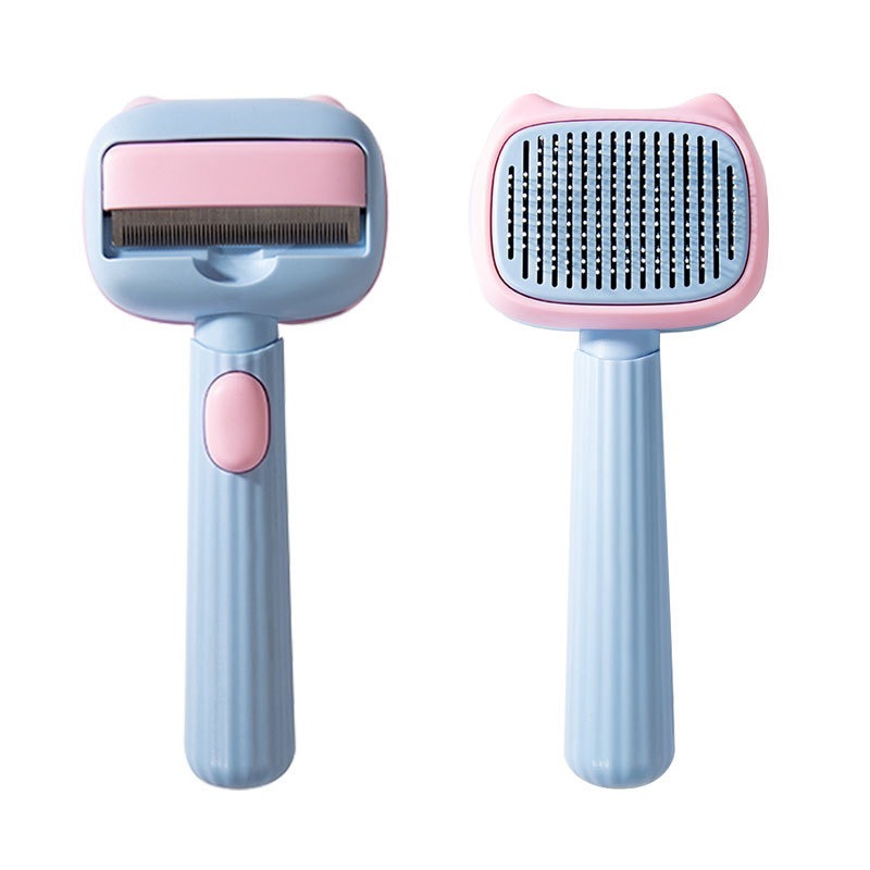 Deshedding And Dematting Grooming Brush For Pets Of All Hair Types