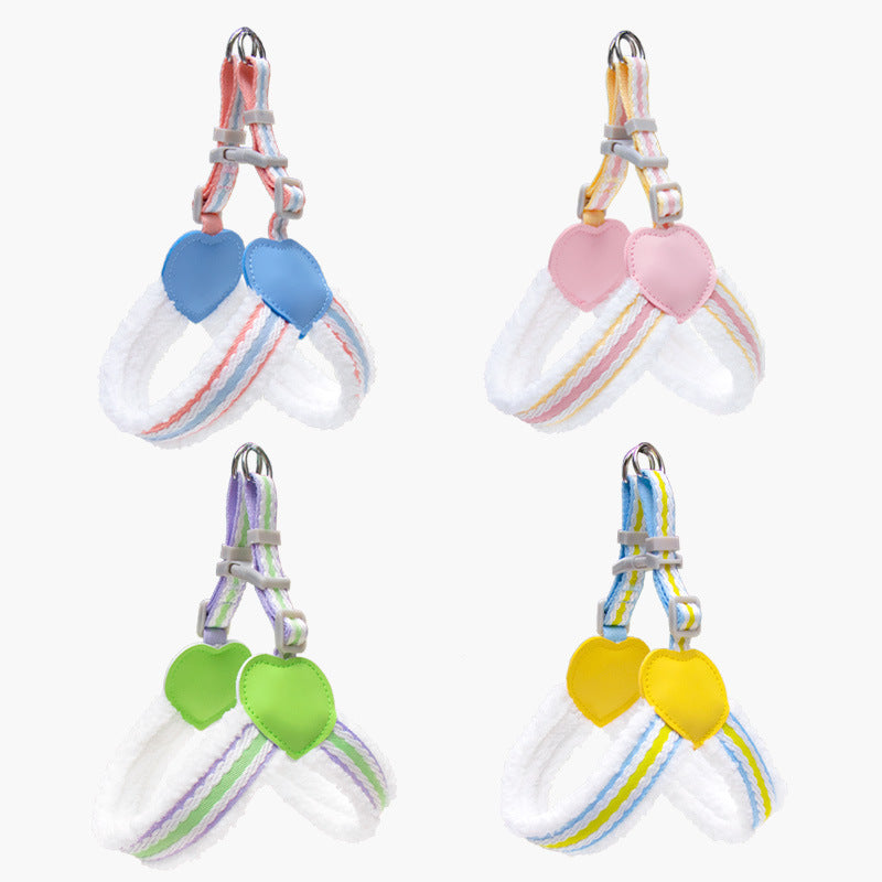 Breathable Summer Pet Harness Vest With Leash For Small Dogs