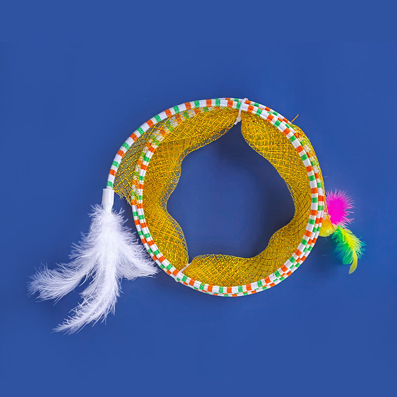 Foldable Storage Tunnel Toy For Pets
