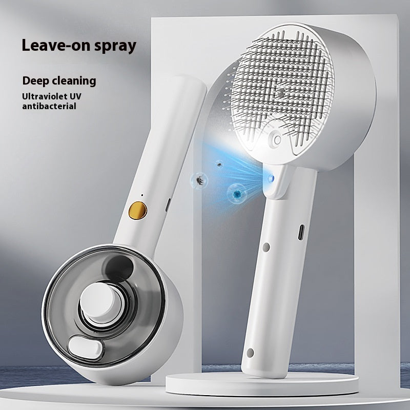 Self-Cleaning Pet Hair Remover Brush Grooming Tool For Dogs And Cats