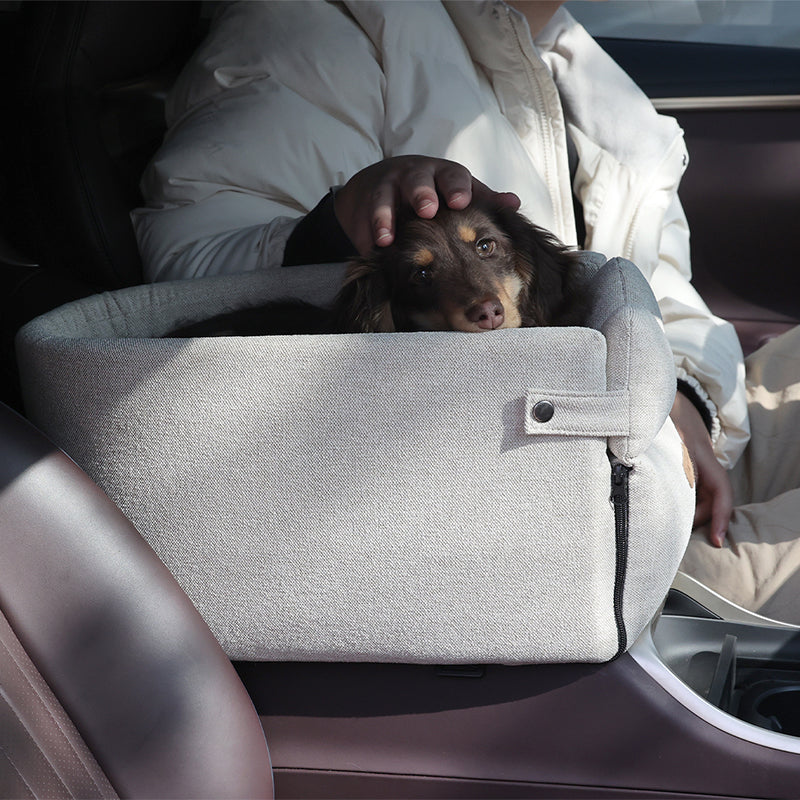 Portable Pet Car Seat Bed Safety Travel Carrier