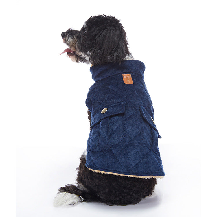 Winter Cashmere Pet Jacket Warm Comfortable Coat