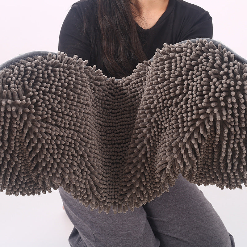 Chenille Microfiber Pet Bath Towel