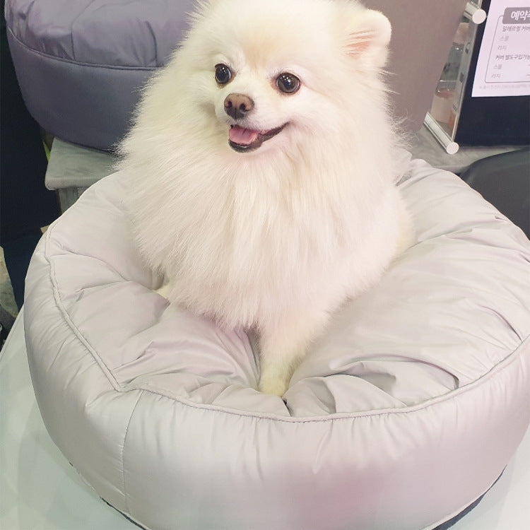 Moisture-Resistant Removable Washable Large Round Bed For Pets