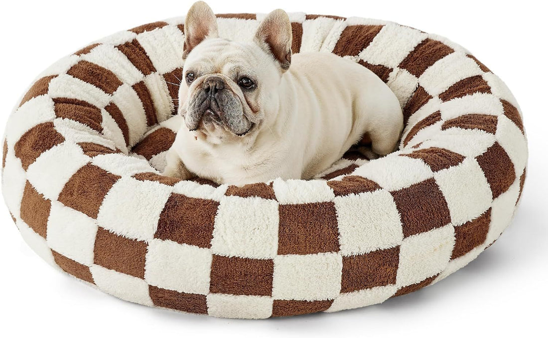 Round All-Season Cozy Bed For Pets