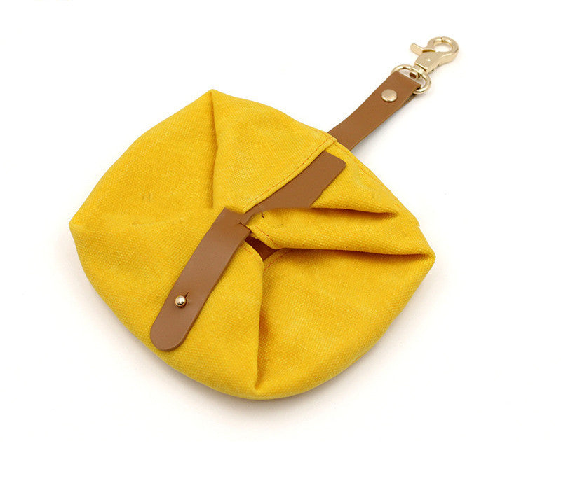 Folding Canvas Travel Bowl For Water And Food For Pet