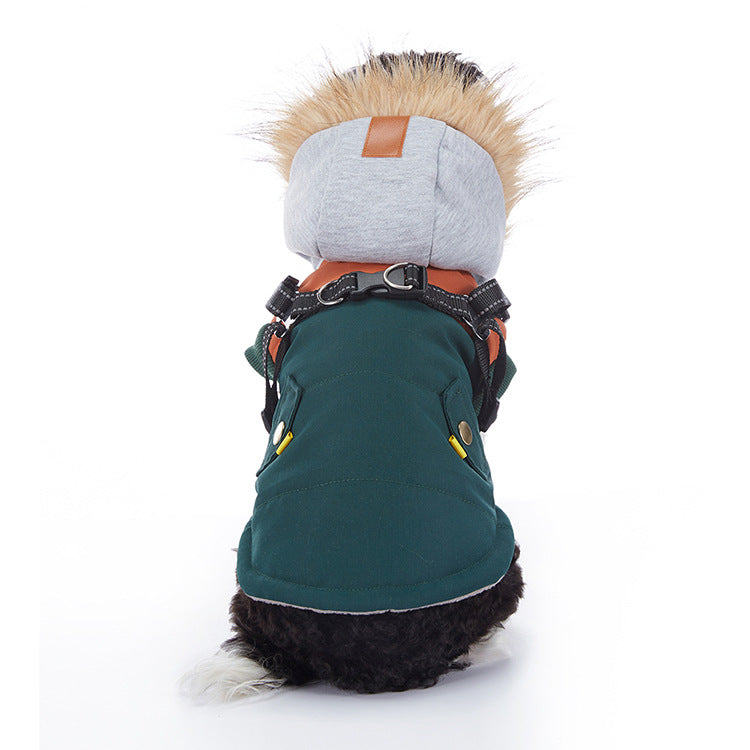 Winter Cashmere Pet Jacket Warm Comfortable Coat