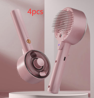 Self-Cleaning Pet Hair Remover Brush Grooming Tool For Dogs And Cats