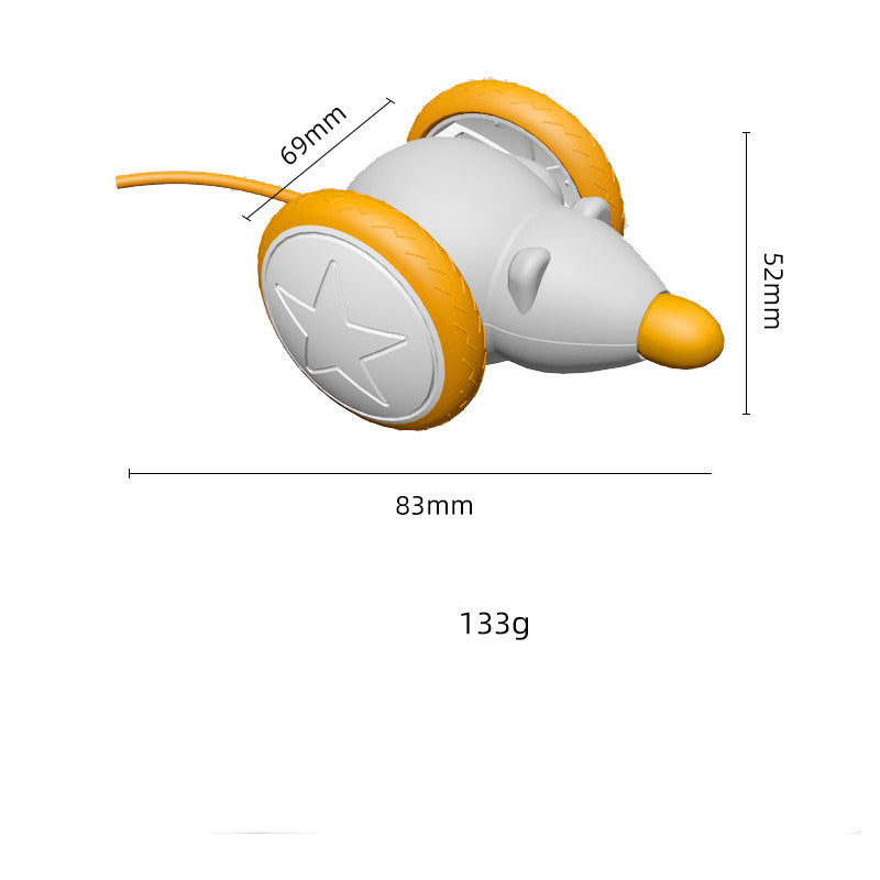 Electric Intelligent Rechargeable Cat Teaser Toy Interactive Play