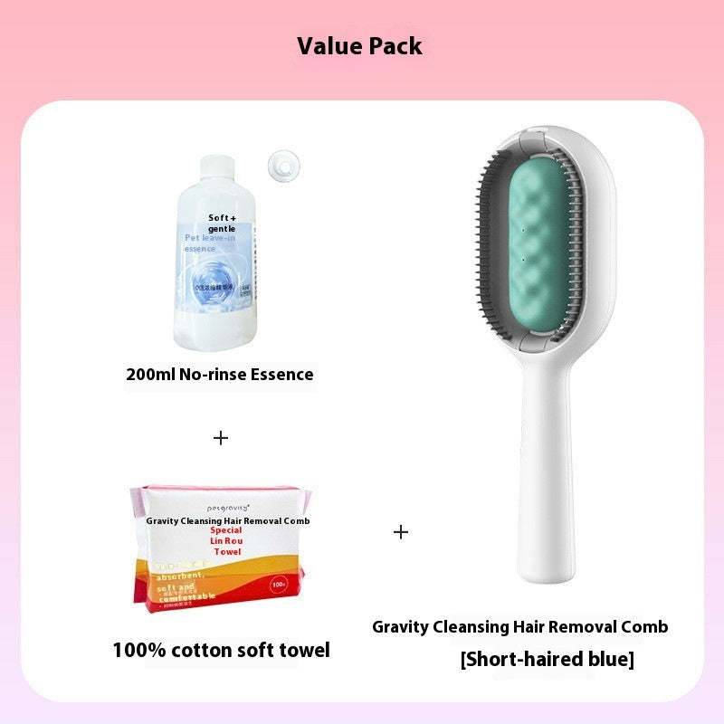 Pet Dematting Grooming Brush Dog and Cat Hair Remover Tool